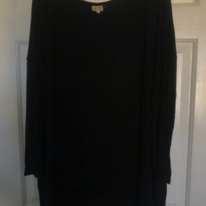 Black 3/4 sleeve PIKO dress